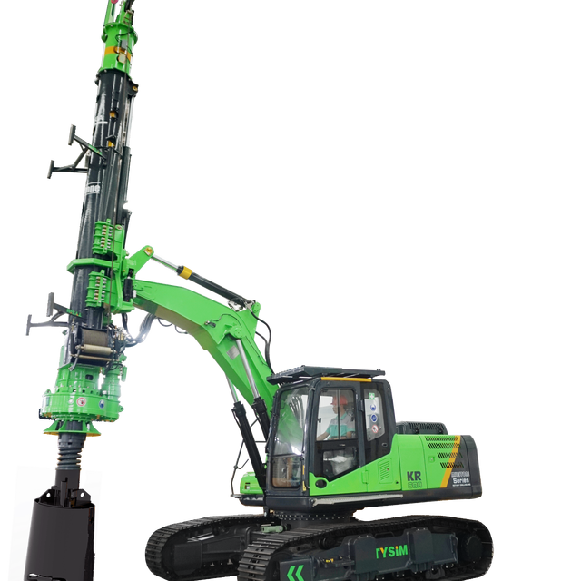 TYSIM Low Cost Drilling 10m Depth Foundation Pile Rig KR50  Small Piling Rig