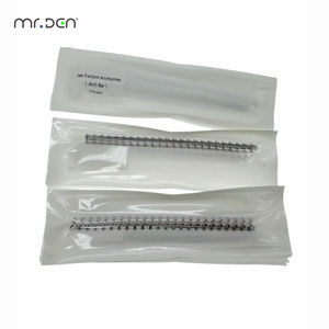 Matériaux orthodontiques dentaires Mr.Den, barres d'arc dentaire en acier inoxydable pour fixation intermaxillaire manuelle, pour fixer les dents - Product Image 4