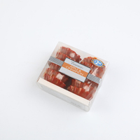 Bougie parfumée colorée avec Logo personnalisé, tissu en forme de Cube aromatique, vente en gros, 4 pièces