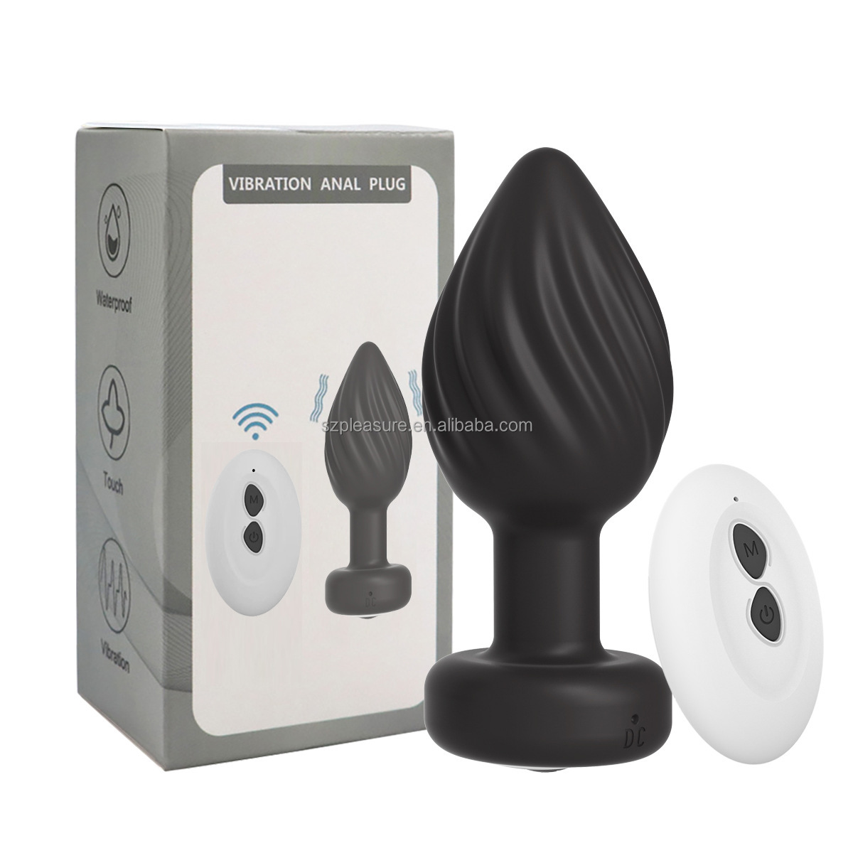Wholesale Butt Plug Sex Toys Adult Vibrator Anal Toys Butt Plug Wireless  Remote Control 10 Frequency Anal Plug