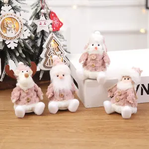 Yılbaşı Mini peluş çocuk odası kapalı dekorasyon kızın tatil hediyeler