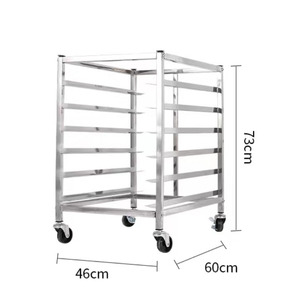 รถขายอาหารถาดเค้กสแตนเลส24/30ชั้น Victory สำหรับทำอาหารเบเกอรี่อุปกรณ์จัดเลี้ยง - Product Image 3