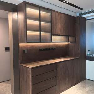 Meuble de salon sur mesure en bois massif, buffet, matériaux respectueux de l'environnement - Product Image 3