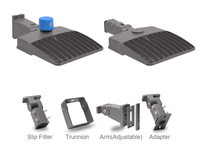 Lumières de boîte à chaussures LED IP66 100w 120w 150w 200w 240w 300w 320w Lampes de parking LED