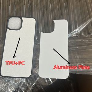 Coques de téléphone vierges en TPU 2D avec plaque en aluminium pour sublimation et impression personnalisée – Cadeaux promotionnels d'affaires - Product Image 3