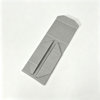 Boîte rigide pliable de luxe grise en gros, personnalisée avec impression et fermeture magnétique, pour emballage de vêtements électroniques et articles de toilettage masculin