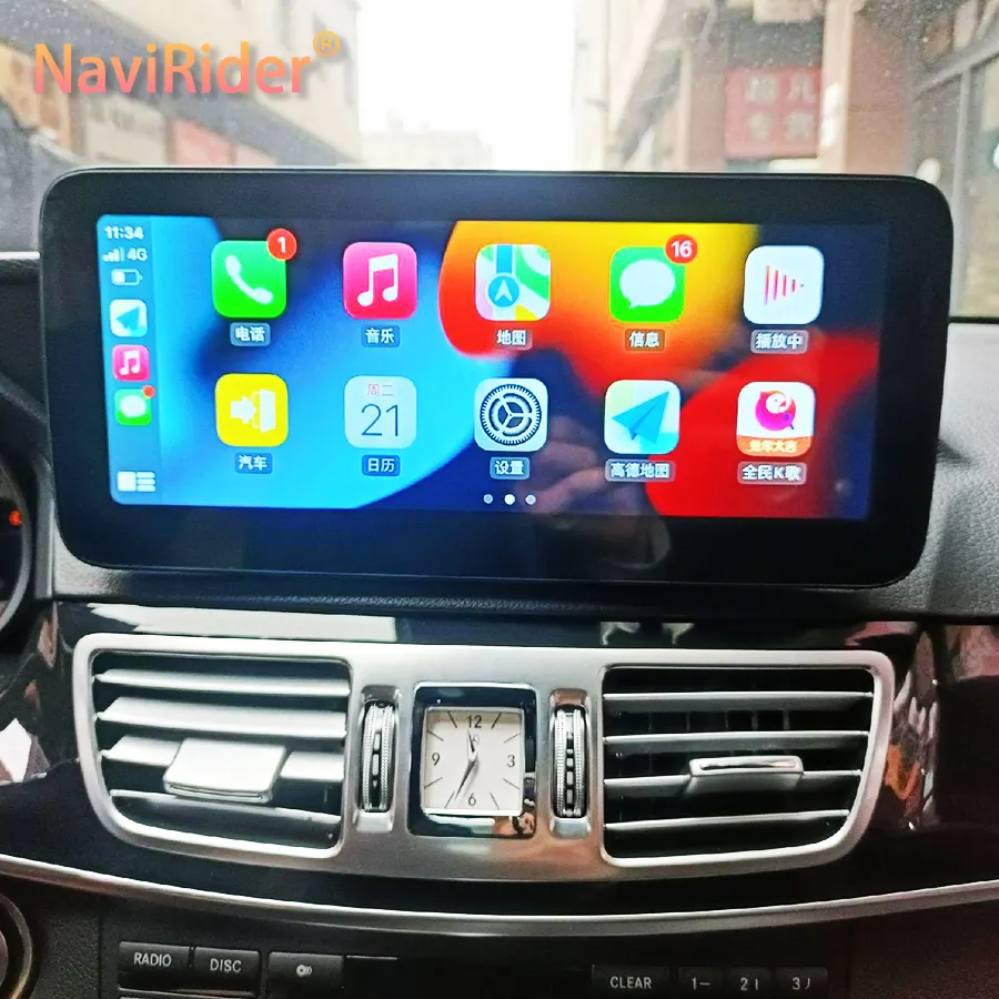 メルセデスベンツクラスEW212 Android 12 GPSナビゲーションE300CarPlay Apple HDディスプレイカーDVDラジオマルチメディアプレーヤーシステム用