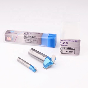 Lamboss 45 Degree Lock Miter Tongue and Groove <strong>Router</strong> <strong>Bits</strong> Carbide <strong>Insert</strong> Set T Shape Wood Milling Cutter - Product Image 6