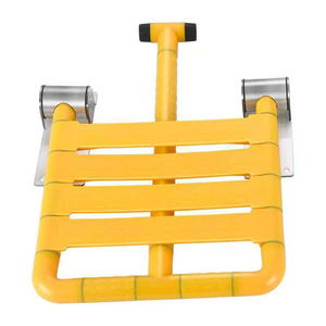 Tabouret de douche pliable mural Yihe, capacité 150 kg, acier inoxydable, siège de sécurité pour salle de bain pour personnes âgées et handicapées - Product Image 1