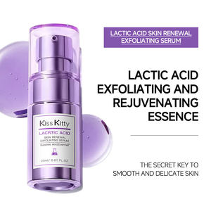Suero Exfoliante Renovador de la Piel con Ácido Láctico, Vegano, Sin Fragancia, Esencia para el Cuidado Facial para Mujeres, 20 ml - Product Image 5