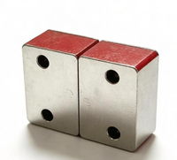 Magnet Blok Tipe K, Sensor Perpindahan Magnetostriktif, Aksesori Blok Magnetik Induksi Tetap Lubang Ganda