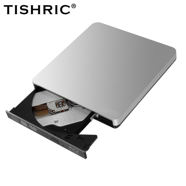 TISHRIC ECD308 Blu Ray Burning External Optical Drive