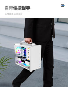 【売れ筋】<span class=keywords><strong>M</strong></span>-ATX/MINI-ITX対応 PCケース ゲーミングPCケース DIYゲーマー向け 強化ガラス採用 MATX PCケース - Product Image 5