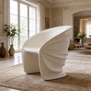 Silla de Fibra de Vidrio de Lujo Creativa, Silla Decorativa Escultural Artística para Sala de Exposiciones o Villa - Product Image 1