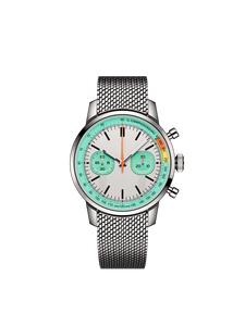 Reloj Mecánico de Lujo Retro para Breitling Top Time B01, de Acero Inoxidable, con Velocímetro, Calendario, Esfera Verde Turquesa, Resistente al Agua - Product Image 3