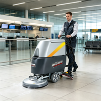 Nouvelle autolaveuse autotractée sans fil 24V TWS-530, autonomie 3-4h, réservoir d'eau fraîche 60L, pour ateliers de grande taille, utilisation continue