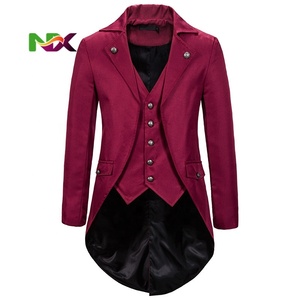 Chaqueta de Esmoquin <span class=keywords><strong>Victoriana</strong></span> Medieval Gótica Steampunk 2025 para <span class=keywords><strong>Hombre</strong></span>, Disfraz de Cosplay para <span class=keywords><strong>Hombre</strong></span>, <span class=keywords><strong>Ropa</strong></span> para Fiesta de Halloween - Product Image 1