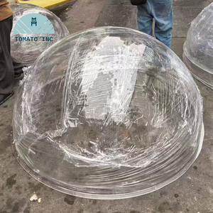 Dôme sphérique en acrylique personnalisé TOMATO pour la protection des produits, les expositions muséales, les présentoirs de vente au détail et les applications décoratives - Product Image 5