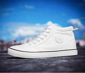 Nouvelles Chaussures Tendance Mi-Mollet en Toile Noire pour Hommes 2026 - Chaussures Décontractées Respirantes d'Été - Chaussures à Plateforme pour Hommes - Product Image 3