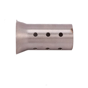 Xe máy sửa đổi ống xả xe máy ba chiều xúc tác 51mm 60mm Muffler kết nối dB Killer với chất xúc tác - Product Image 2