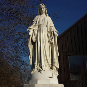 Decoración Religiosa para Exteriores BLVE, Estatua Católica, Escultura <span class=keywords><strong>de</strong></span> Mujer Tallada a Mano en Mármol, Nuestra Señora <span class=keywords><strong>de</strong></span> <span class=keywords><strong>Guadalupe</strong></span> - Product Image 5