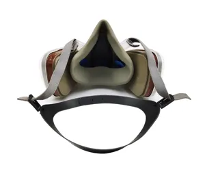Máscara respiradora de media cara, mascarilla de seguridad para Gas y polvo
