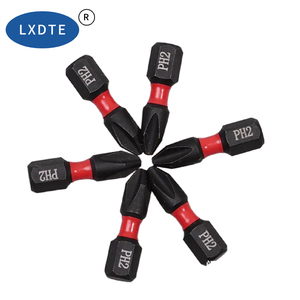 LXD PH2 <strong>PZ2</strong> S2 Steel Magnetic Screwdriver <strong>Bit</strong> 25mm 1/4" Hex Shank Black Oxide for Impact Driver Drill OEM Support - Product Image 4