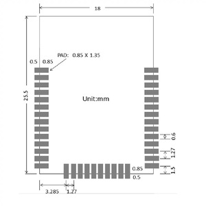 ESP-C3-32S-N4โมดูล WIFI 4MB แฟลช ESP32-C3ชิปเซ็ตส่วนเชื่อมต่อ UART - Product Image 3