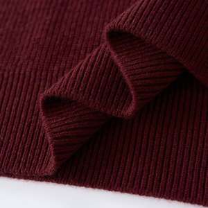 <span class=keywords><strong>Pull</strong></span> en laine 100% pour <span class=keywords><strong>femme</strong></span>, col rond, tricot épais, style minimaliste coréen, à rayures rouges, color block, décontracté, OEM - Product Image 4