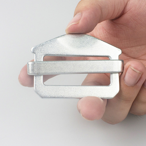 Correia ajustadora de metal de 46mm, largura interna, fivelas de correia de deslizamento para segurança/correia