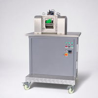 Machine de granulation de plastique de laboratoire, broyeur à deux rouleaux, mélangeur de composés plastiques recyclés, granulation, retraitement des déchets, test CE ISO
