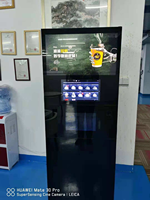 Máquina expendedora automática de café de negocios operada por monedas y tarjetas Sistema de pago con código QR Robot expendedor para café