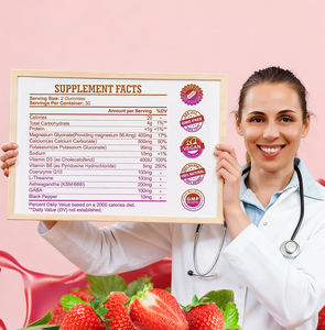 Gomme al Glicinato di Magnesio OEM/ODM 400mg, Integratore Multifunzionale Senza Zucchero per il Sonno degli Adulti - Product Image 4