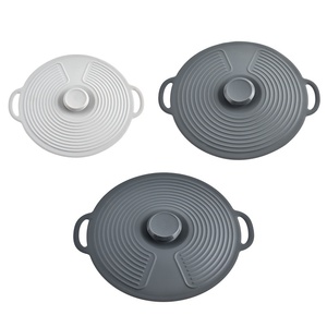 Couvercle de pot en silicone de qualité alimentaire, résistant aux températures élevées et basses, hermétique, compatible micro-ondes, anti-éclaboussures - Product Image 5