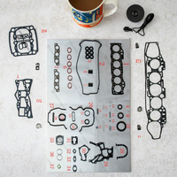 Kit Gasket Overhaul Mesin Lengkap untuk Mesin Bensin 1G-FE 2.0L Cocok untuk Altezza GXE10 Lexus IS200 OE 04111-70111