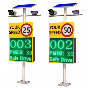 Señalización LED Dinámica para Tráfico, Tablero Digital de Límite de Velocidad con Radar para Exteriores - Product Image 1