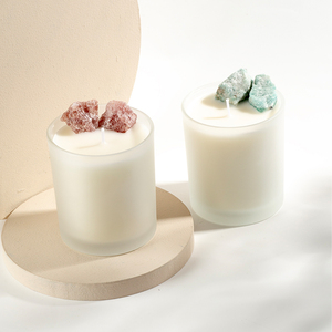 เทียนหอมกลิ่นคริสตัลจากถั่วเหลืองในขวดแก้วแบรนด์ AIKUN พร้อมกล่องของขวัญ - Product Image 5