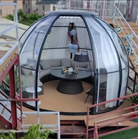 Maison préfabriquée bon marché à 3 chambres, maison bulle gonflable de haute qualité, mini-maison de luxe, dôme gonflable pour événements, tente pliable, hôtel