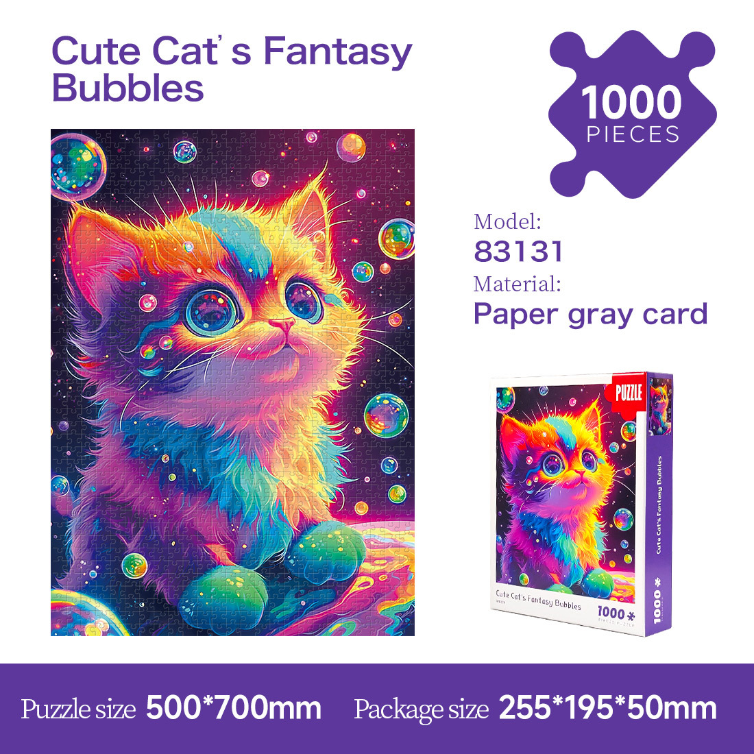 83131Bulle d'illusion de chaton mignon