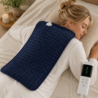 Coussin chauffant électrique en flanelle 30*60cm 110V/220V avec housse lavable 9 réglages de chaleur pour la maison, le bureau OEM/ODM