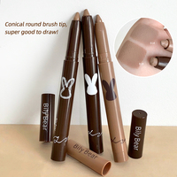 Crayon de contour Bily Bear Cream de ChinaFactory, 2 teintes brun chaud, soyeux et lisse, multi-usages, résistant à la transpiration, éclaircissant, sculptant en 3D