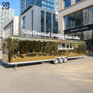 Camion de cuisine mobile CAMPTRL, cuisine mobile pour pizza, hamburgers, hot-dogs, chariot de nourriture mobile, remorques de nourriture en acier inoxydable, restaurant entièrement équipé - Product Image 1