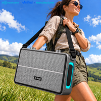 Haut-parleurs sans fil portables avec design de logo exclusif et éclairage LED latéral, audio puissant pour la vente en gros et les programmes de marque