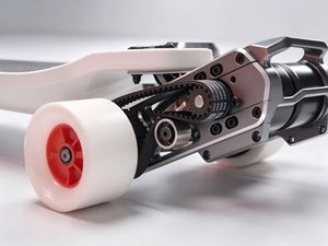 Polea de sincronización HTD 5M de aluminio mecanizada por CNC, con orificio OEM y chavetero según dibujo, para sistema de transmisión de patineta eléctrica, 3 años de garantía - Product Image 5
