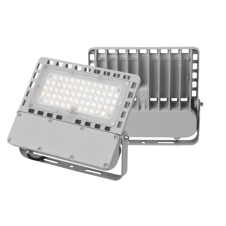 Venta al por mayor impermeable IP66 50W 100W 150W 200W 300W proyector de luz de inundación LED para campos deportivos puentes túneles gasolinera