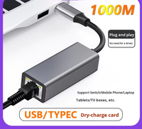 Adaptador USB C a Ethernet Externo, Convertidor de Red LAN Gigabit RJ45 para Laptop MacBook Pro Air, Pedido al por Mayor