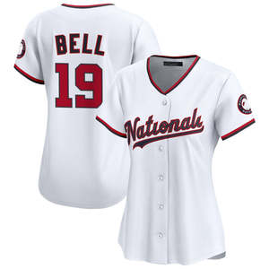 Pantaloncini da Baseball Bianchi Personalizzati da Donna Taglie Forti Washington Home Limited 2025 con Loghi Ricamati Traspiranti ad Asciugatura Rapida 100% - Product Image 5