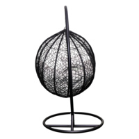 Fauteuil suspendu douillet et rembourré, balançoire nid d'oiseau, chaise portable avec cadre antirouille pour jardin, patio, balcon, relaxation