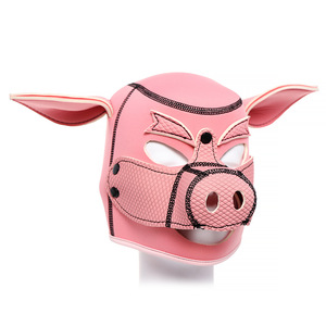 Rosa cabeza de cerdo campanas BDSM juguete del sexo para par Cosplay juego de sexo producto adulto - Product Image 2