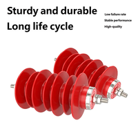 Parafoudre Lingc haute tension AC 10KV HY5WS-17/50, isolation composite en caoutchouc de silicone, protection contre la foudre à l'oxyde de zinc